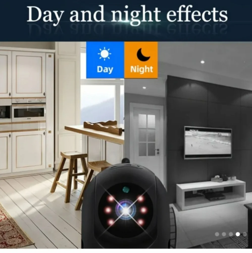 1080P HD WiFi Smart Night Vision Camera - 350° Wireless IP Surveillance CCTV